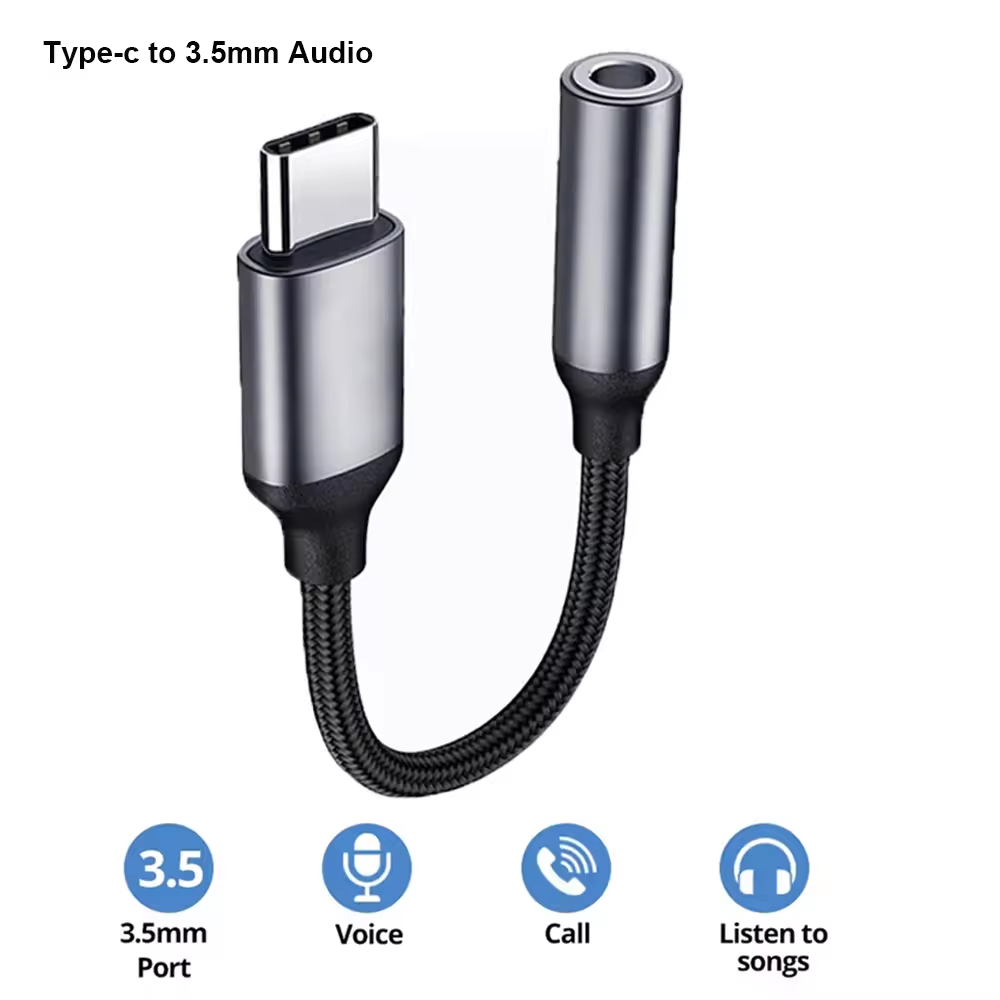 Audiophile Headphone Wired - Adaptador de Audio USB C a