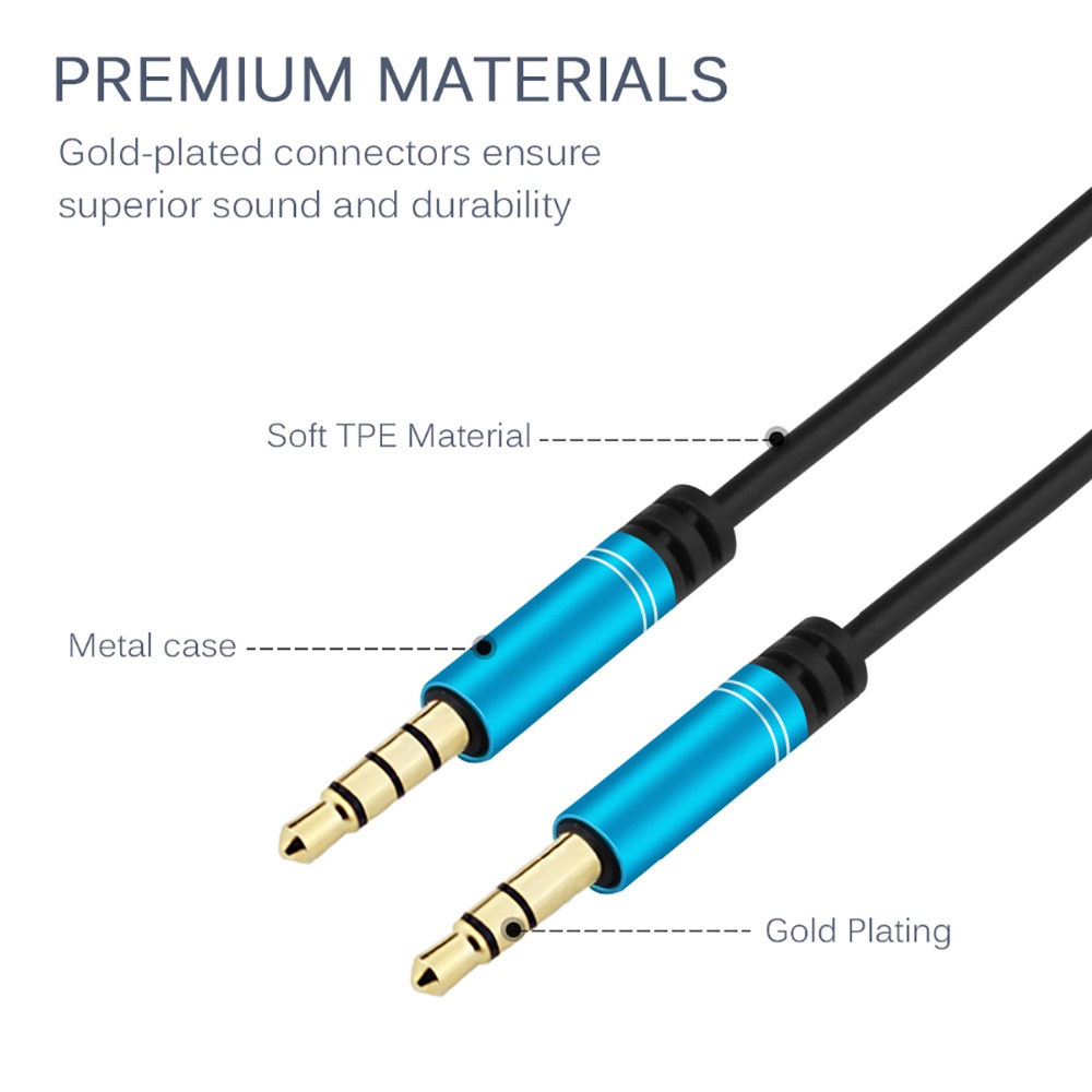 Cable de audio de 4.5 pies par - Wired Earphone Mic reseña y precio