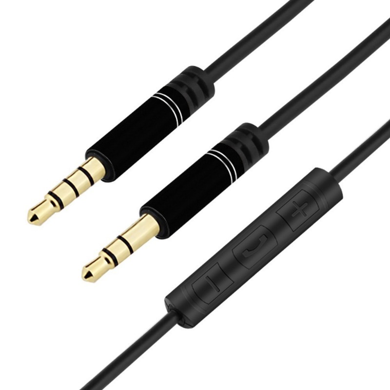 Cable de audio de 4.5 pies par - Wired Earphone Mic reseña y precio