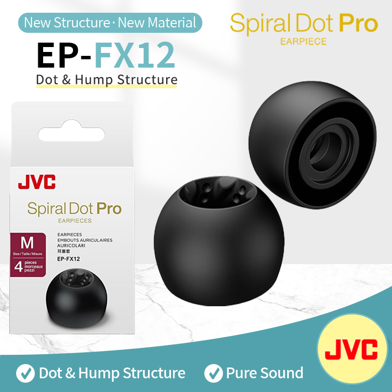 JVC EP FX12 Spiral Dot Pro cóm - In Ear Monitor Iem reseña y precio